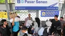PT Kereta Api Indonesia (Persero) Daerah Operasi (Daop) 1 Jakarta memprediksi volume peningkatan penumpang pada arus balik Lebaran 2025 akan terjadi secara merata hingga 7 April 2025. (Liputan6.com/Herman Zakharia)