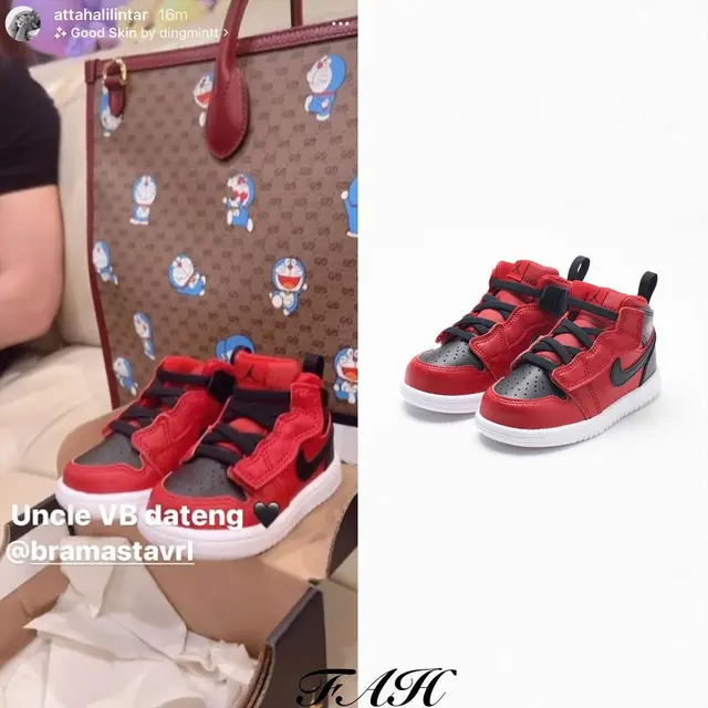 Dikunjungi Banyak Artis, Ameena Atta, Anak Aurel Hermansyah Dapat Banyak Barang Fashion Branded