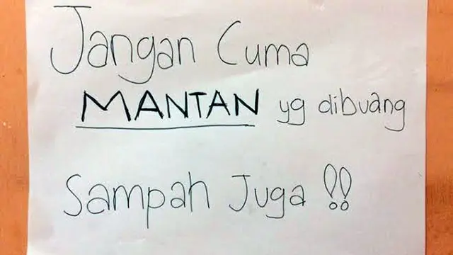 7 Tulisan Peringatan Kocak Untuk Penghuni Kos ini Bikin Ngakak