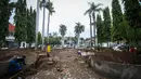 Renovasi Galeri Nasional ini terkait dengan program optimalisasi pemeliharaan dan perawatan aset negara, Jakarta, Rabu (12/11/2014). (Liputan6.com/Faizal Fanani) 