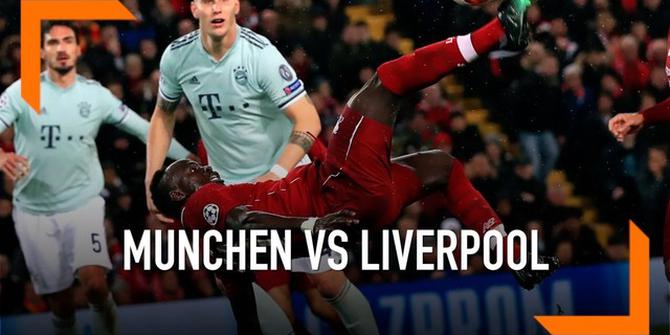 VIDEO: Bayern Munchen Tahan Imbang Liverpool di Anfield