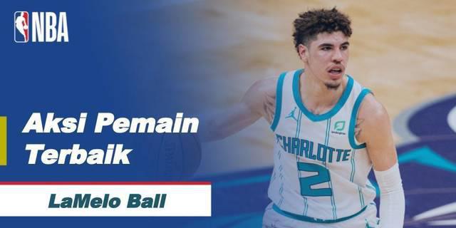 VIDEO: Deretan Aksi Gemilang LaMelo Ball Saat Charlotte Hornets Menang Telak atas Indiana Pacers di NBA