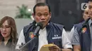 Wakabareskrim Polri Irjen Asep Edi Suheri selaku Kasatgas Anti Mafia Bola memberikan keterangan dalam konferensi pers di Bareskrim Polri, Jakarta, Kamis (12/10/2023). (Liputan6.com/Angga Yuniar)