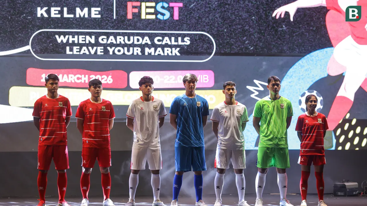 Jersey Timnas Indonesia dari Kelme