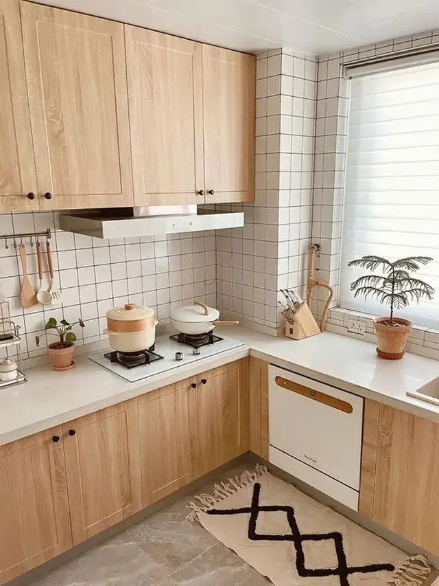 Kitchen Set Japandi Full Kayu