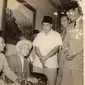 Ilustrasi gambar Bung Karno bersama ulama. (Istimewa)