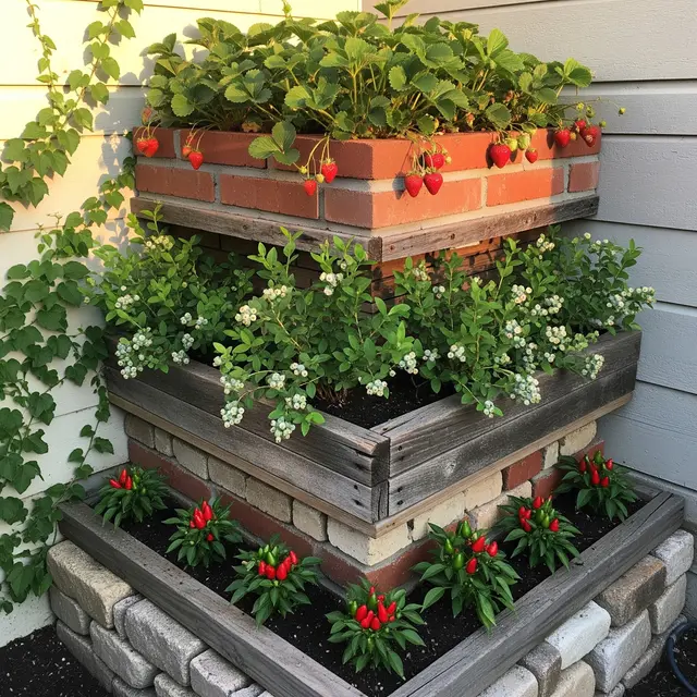 Desain Kebun Buah Mini di Sudut Rumah (AI)