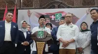 Sekjen PKB Hasanuddin Wahid  di Kantor DPP PKB, Cikini, Jakarta Pusat, Rabu (13/9/2023). (Liputan6.com/Winda Nelfira)