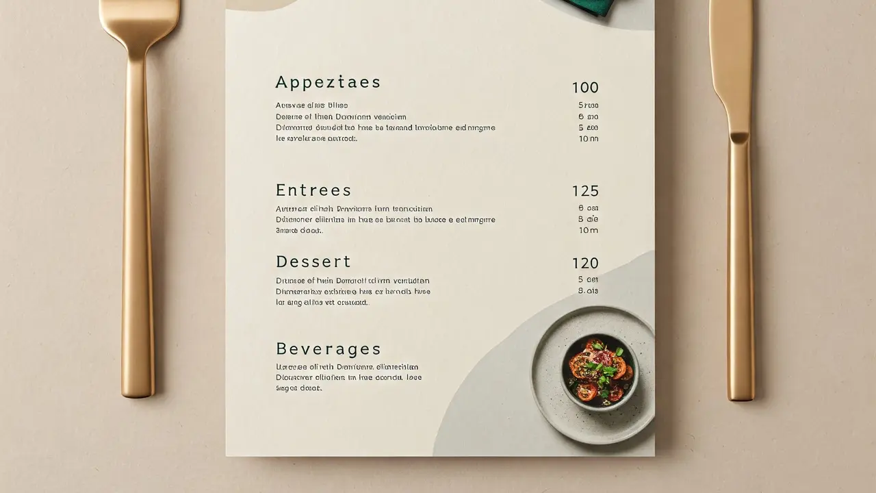 Desain Daftar Menu Keren dan Kekinian, Bikin Pelanggan Jadi Tertarik