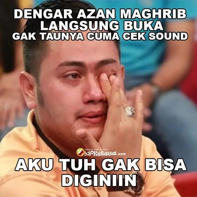 10 Meme Kocak Tunggu Buka Puasa Ini Bikin Ikut Mengangguk