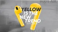 Realme Buds Air warna kuning resmi meluncur di Indonesia. (sumber: Realme)