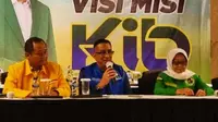 Koalisi KIB tingkat Jatim samapaikan visi-misi Minggu besok. (Dian Kurniawan/Liputan6.com)