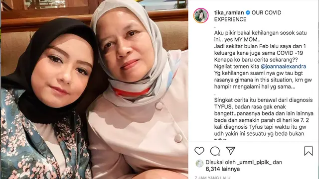 Tika Ramlan Sempat Positif Covid-19 Sekeluarga, Hingga Hampir Kehilangan Sang Ibunda