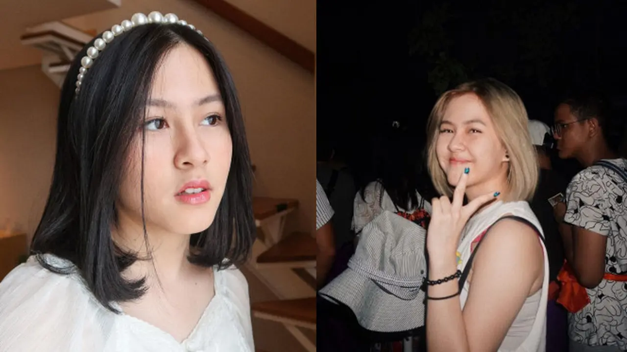 Potret Hasya Kyla Dengan Rambut Blonde, Tampil Beda