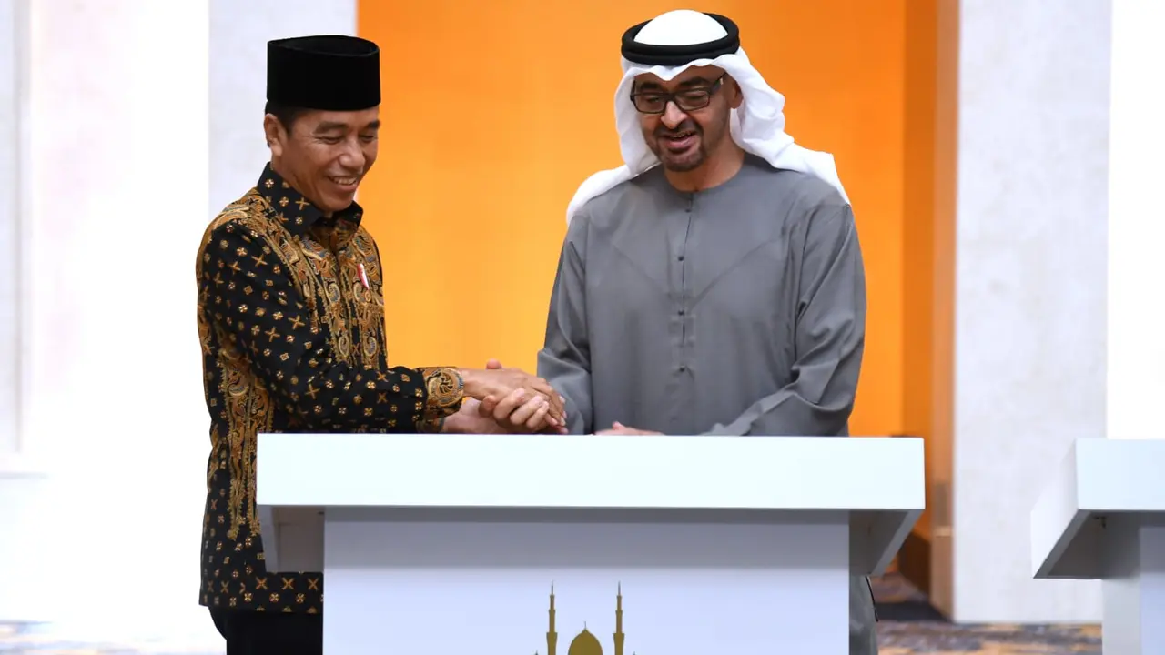 Jokowi dan MBZ resmikan Masjid Raya Sheikh Zayed di Solo