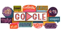 Google Doodle Rayakan Hari Wanita Internasional 2019. (Doc: Google)