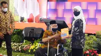 Gubernur Jatim  Khofifah Indar Parawansa. (Dian Kurniawan/Liputan6.com)