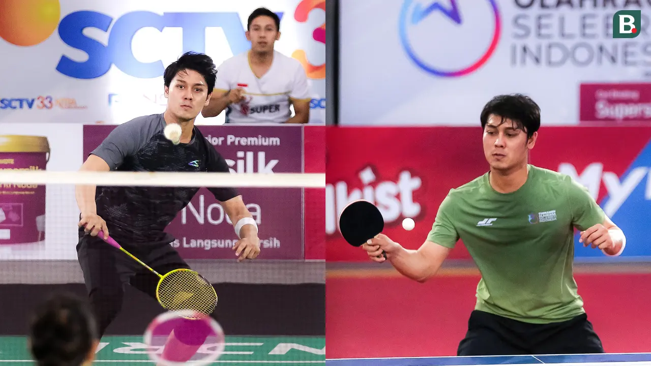 Foto: Sabet Kemenangan di Dua Cabor Secara Beruntun, Begini Tangguhnya Rizky Billar saat Turnamen Olahraga Selebriti Indonesia