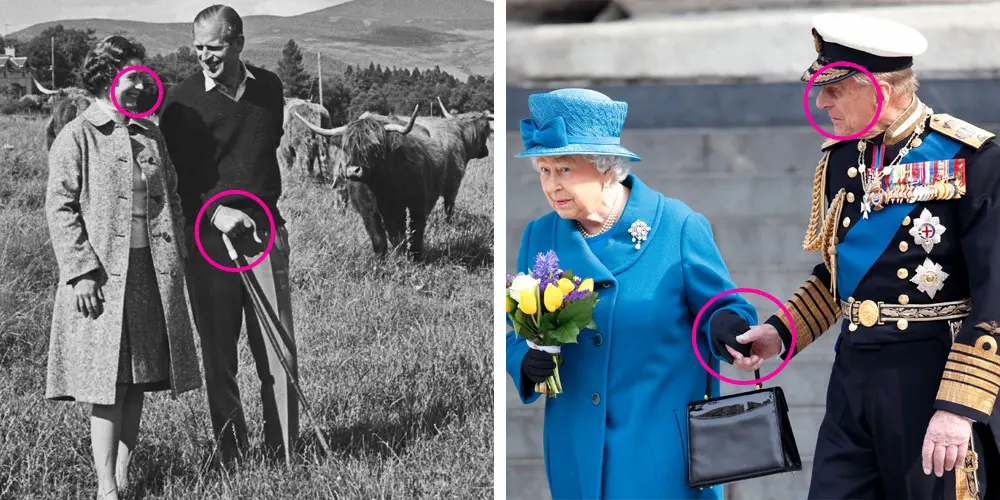 Ratu Elizabeth II dan Pangeran Philip punya gaya tersendiri saat berpegangan tangan. (Good House Keeping)