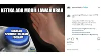 Meme Otomotif Pekan Ini: Gregetan Saat Lihat Mobil Lawan Arah