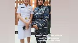 6 Potret Happy Asmara Manggung Pakai Kostum ala TNI AL, Curi Perhatian (sumber: Instagram/happy_asmara77)