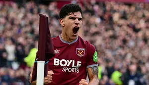 Pemain West Ham Mateus Fernandes diincar Manchester United (AFP)