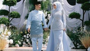 Potret dekorasi pernikahan outdoor Erra Fazira. [Foto: IG/@ezwanzain]