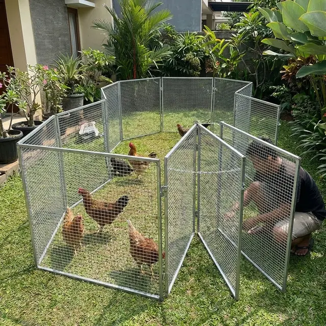 Model Kandang Ayam 'Knock Down', Bisa Bongkar Pasang