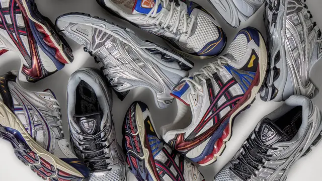 Beragam Gel Kayano selama 30 tahun