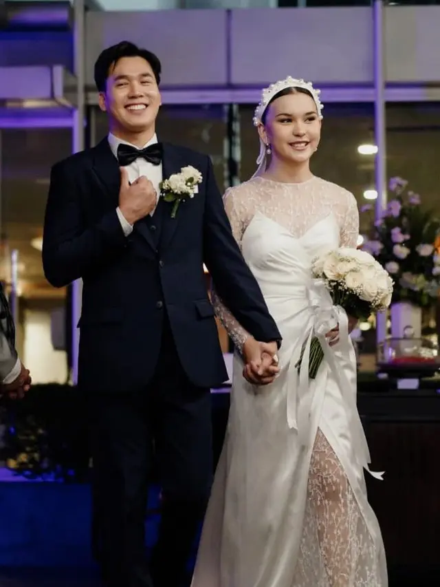 Bintang FTV Maddy Slinger menikah dengan Isman Kurniawan (Foto: Instagram @maddyslinger_)