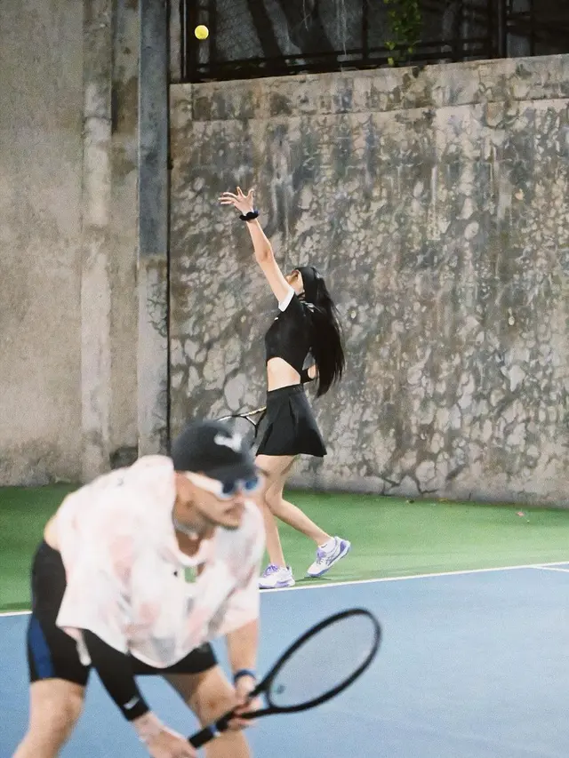 7 Potret Anya Geraldine dan Bio One Main Tenis Bareng, Definisi Mantan yang Akur