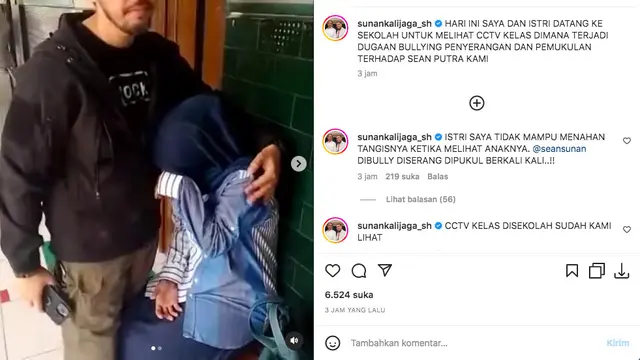 Sunan Kalijaga Datangi Sekolah Usai Dugaan Pengeroyokan terhadap Anaknya, Istri Nangis Tak Sanggup Lihat Rekaman CCTV