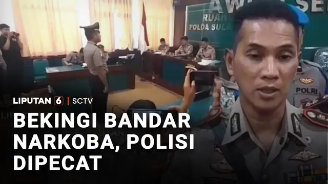 Bekingi Bandar Narkoba, Polisi Dipecat