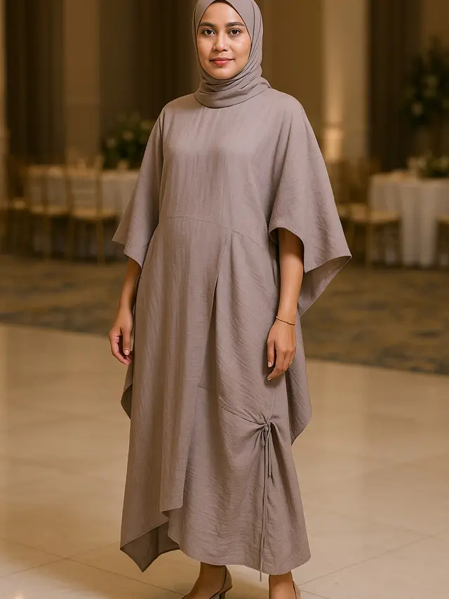 Model Gamis untuk Kondangan yang Bikin Penampilanmu Dikagumi Banyak Orang (Foto: ChatGPT)