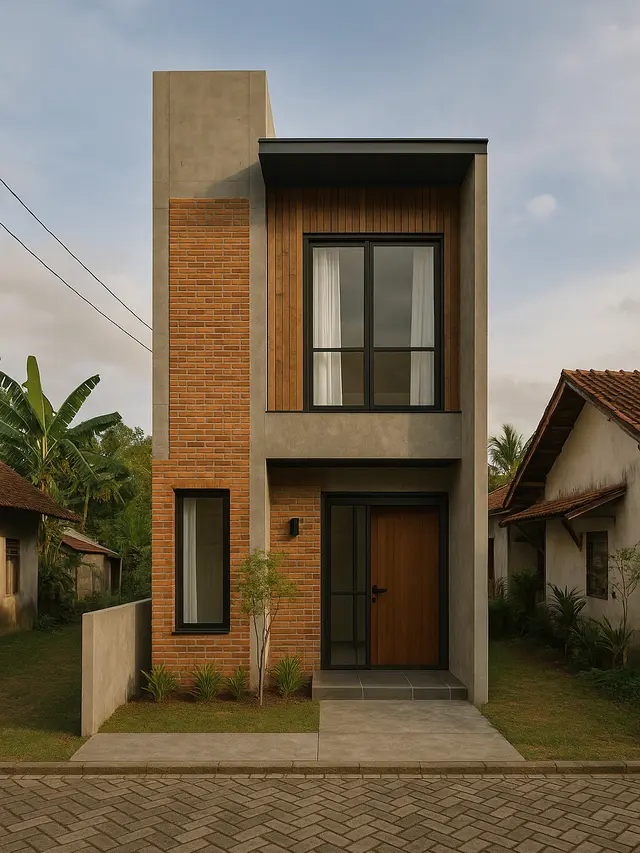 Model Rumah Minimalis 2 Lantai di Lahan Terbatas/ChatGPT