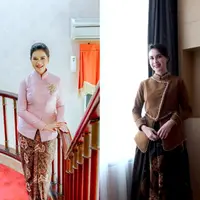 Merayakan ulang tahun kota Medan, Kahiyang Ayu tampil menawan mengenakan kebaya Janggan berwarna merah muda. [@ayangkahiyang].