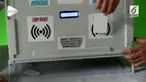 Siswa SMP di Solo berhasil membuat robot yang mampu mengeluarkan sembako.