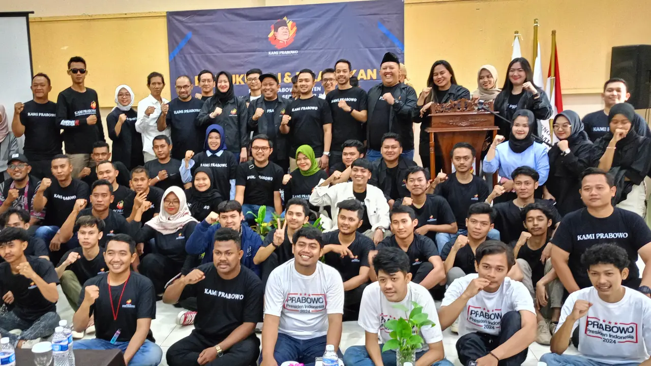 Komunitas Anak Muda Indonesia (KAMI) di Banten resmi berdiri untuk mensukseskan pencapresan Prabowo Subianto pada Pilpres 2024.