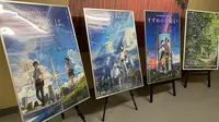 Poster film-film karya Makoto Shinkai. Dok: Twitter @shinkaimakoto