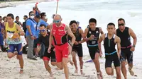 Menikmati Panorama Alam Pulau Laskar Pelangi Lewat Belitung Sprint Triathlon 2021. foto: istimewa