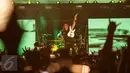 Grup band Death Metal asal Amerika, Megadeth beraksi pada acara Hammersonic 2017 di Echo Park, Ancol, Jakarta, Minggu (7/5). Band peraih piala Grammy Awards di tahun ini tersebut juga membawakan beberapa lagu andalannya. (Liputan6.com/Gempur M Surya)