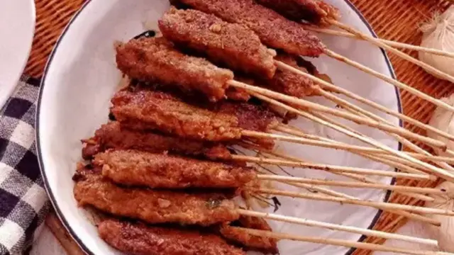 Resep sate daging cincang. (dok. Cookpad @inekitchenn)
