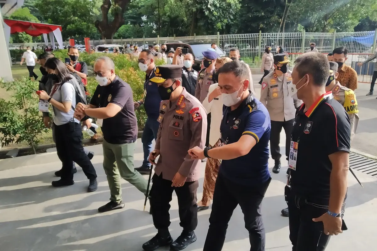 Kunjungan Kapolri ke Stadion Manahan, Piala Menpora 2021