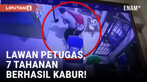 VIDEO: Viral! 7 Tahanan Polres Parigi Moutong Kabur Usai Lawan Petugas