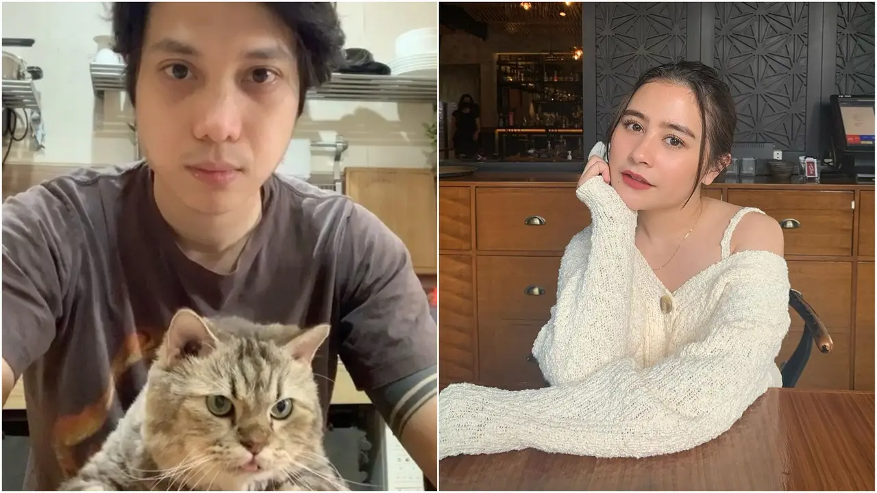 Dikta dan Prilly Latuconsina. (Instagram/ dikta - prillylatuconsina96)