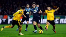 Gol semata wayang dari Hwang Hee-chan sukses mengantar Wolverhampton Wanderers mengalahkan Burnley 1-0 dalam laga pekan 15 Premier League 2023/2024. (Mike Egerton/PA via AP)