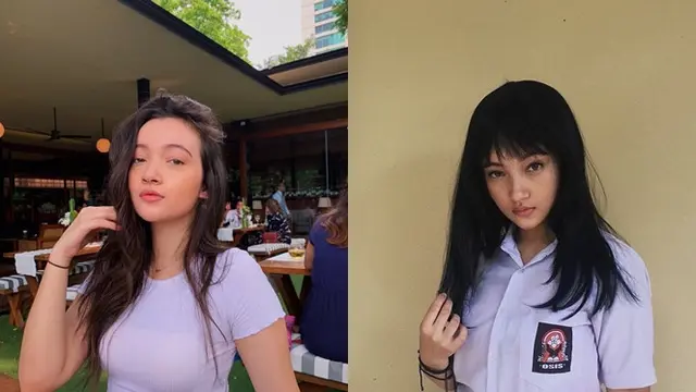 Beda Penampilan 6 Artis Muda Blasteran saat SMA Vs Kini, Cantik Sedari Dulu