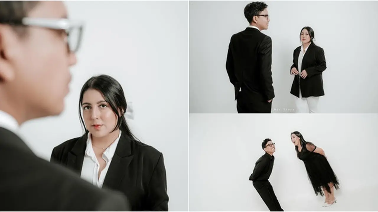 Tiba-Tiba Sah, Ini 6 Potret Prewedding Nessie Judge Bernuansa Hitam Putih