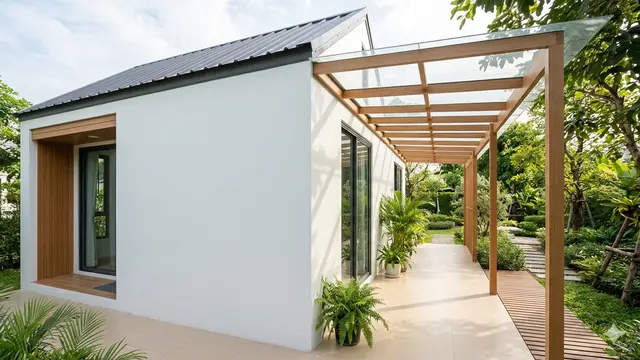 Inspirasi Rumah Kecil dengan Lorong Angin. Gemini