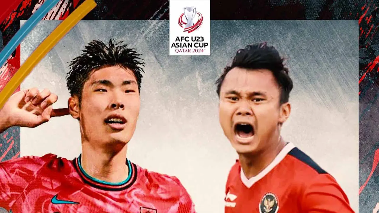 Piala Asia U-23 - Korea Selatan Vs Timnas Indonesia U-23 - Duel Top Scorer: Lee Young-jun Vs Komang Teguh